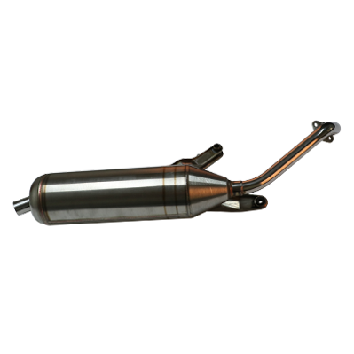 Jinfeng Guang 125 exhaust pipe (all white iron)