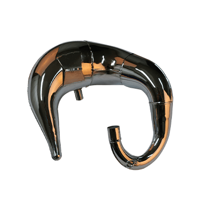 Motocross Exhaust Pipe (All White Iron)