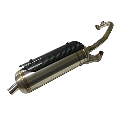 RX 110 Exhaust Pipe (All White Iron)